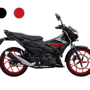 Suzuki Satria F150 là mẫu xe côn tay Hyper Underbone nổi tiếng với thiết kế thể thao, trọng lượng nhẹ và khả năng tăng tốc mạnh mẽ. Xe được trang bị động cơ DOHC 147,3cc làm mát bằng dung dịch, hộp số 6 cấp và hệ thống phun xăng điện tử hiện đại. Khám phá hình ảnh Suzuki Satria F150 mới nhất, thông số kỹ thuật, các phiên bản màu sắc và giá xe cập nhật hiện nay.